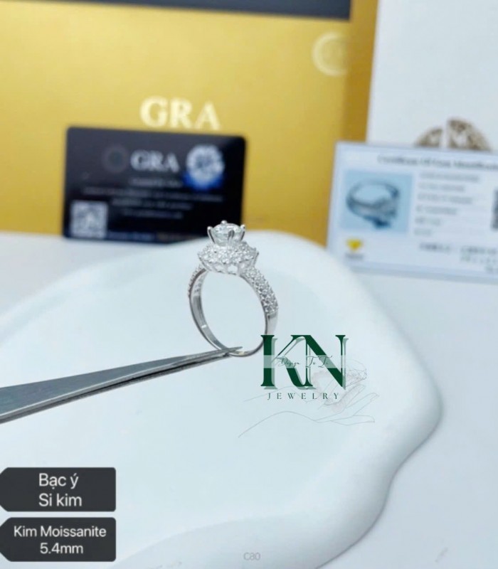 Nhẫn Bạc Nguyên Chất Mẫu 01