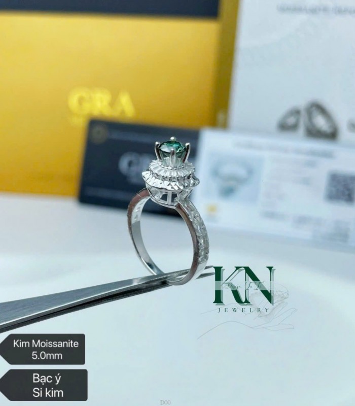 Nhẫn Bạc Nguyên Chất Mẫu 03