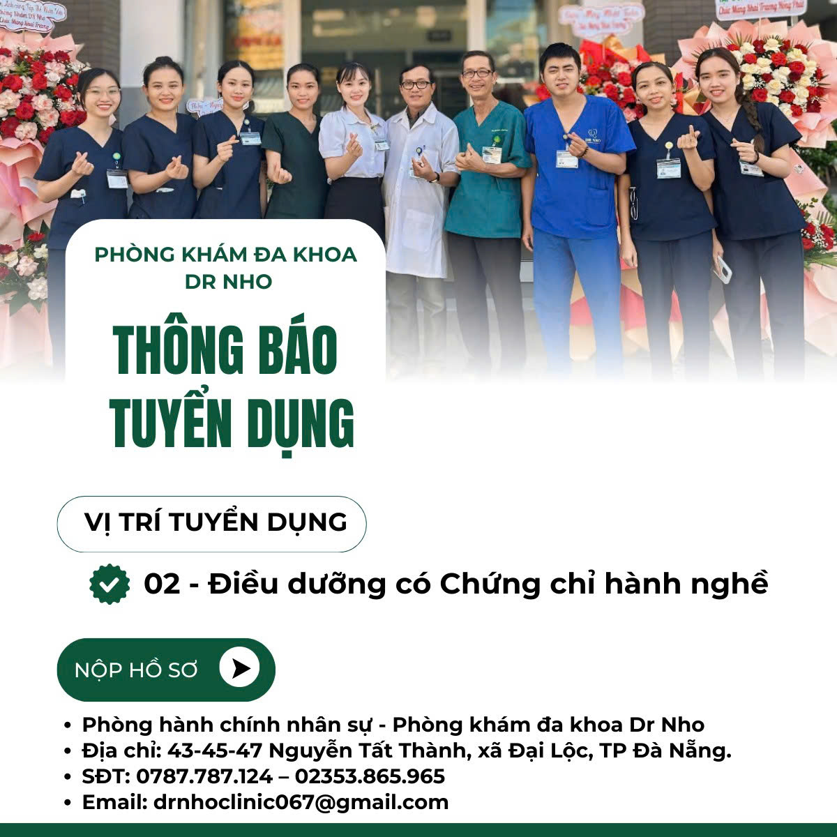 THÔNG BÁO TUYỂN DỤNG NHÂN SỰ