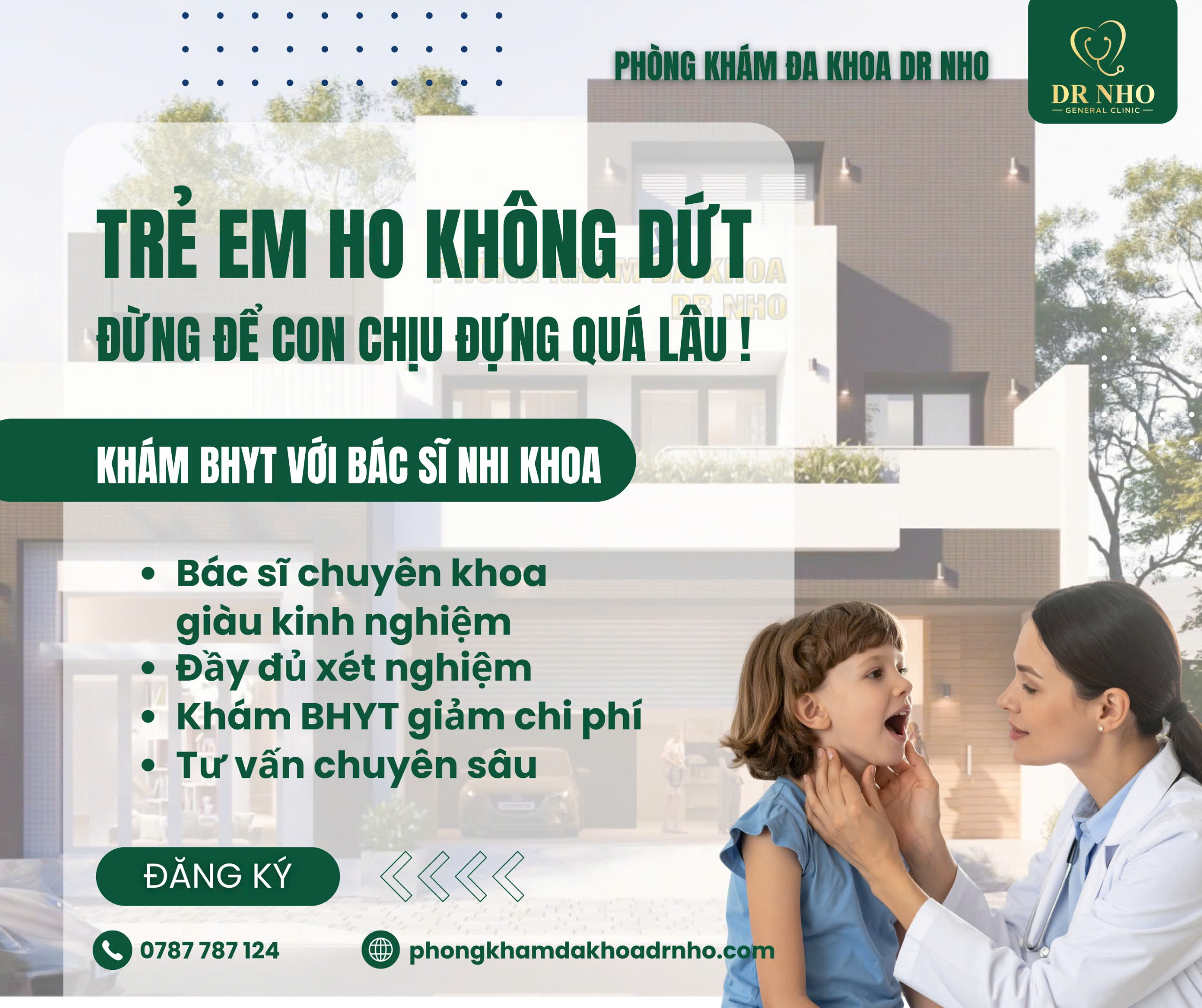 KHÁM BẢO HIỂM Y TẾ CHO BỆNH NHI